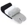 Japanese Sandal Split Toe Tabi Ninja Socks Solid Color Cotton Blened Middle Tube Socks For Women Men Kimono Clothing Accessories