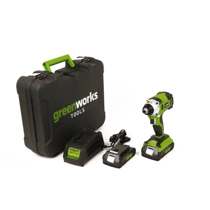 임팩트 스크루 드라이버 배터리 GreenWorks brushless GD24ID (배터리 및 충전기 제외)|전기 스크루드라이버 ...
