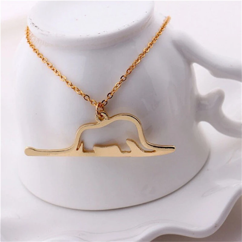Gift Hollow Le Petit Little Prince series sign Necklace Enchanted Elephant Rose Flower Symbol love Fairy Tale Pendant jewelry | Украшения и