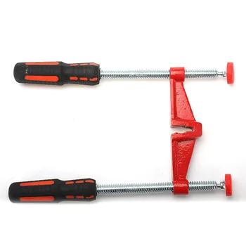 

Home Woodworking F Bar Parallel Right Angle Durable Quick Ratchet Heavy Duty Clamp Attachment DIY Carpentry Indoor Outdoor Fixed