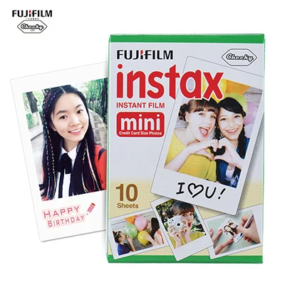 10 20 листов белая пленка для Fuji Instax Mini Фотобумага набор для моментальных фотоснимков для ЖК-дисплея с подсветкой Fujifilm Instax Mini 8/9/25/90/фотоаппаратов моментальной печати 7s - Цвет: 10 sheets