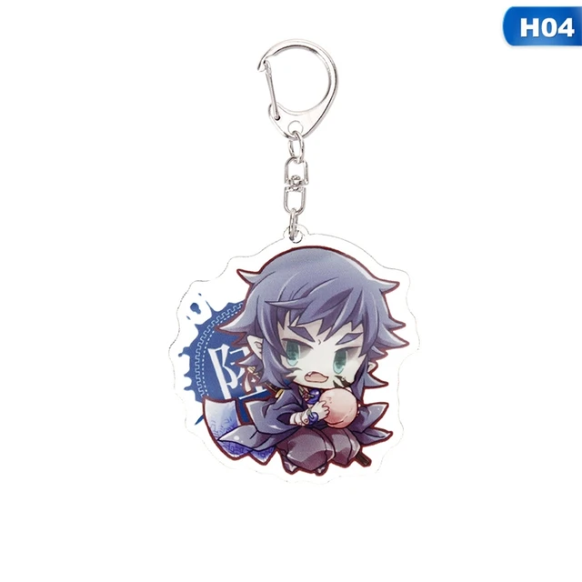 LFashion Anime Demon : Kimetsu No Yaiba Key Chains Two-sided Keychain  Cosplay Acrylic Pendant Keyring