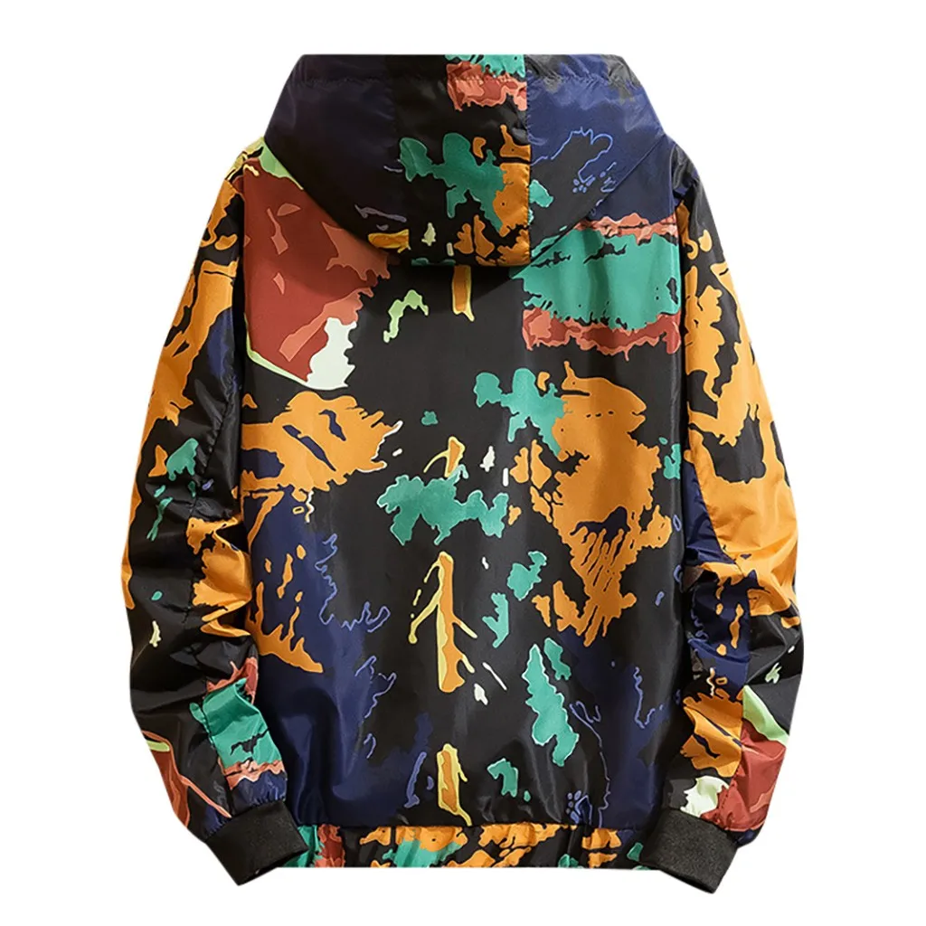 SAGACE многофункциональная мужская повседневная Двусторонняя куртка с капюшоном и