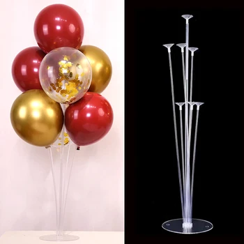 

Baby Shower 11 Tubes Balloon Holder Column Balloons Stand Confetti Balloon Kids Birthday Party Wedding Decoration Supplies
