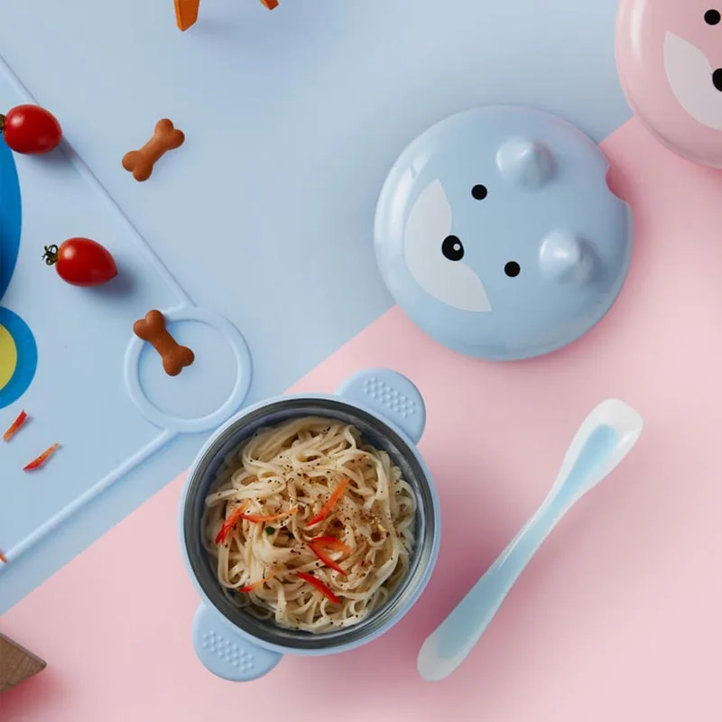 Xiaomi Mijia Youpin Kalar детская стеклянная миска для еды набор ложек безопасный материал микроволновая печь стерилизуемая легко моется
