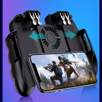

Catxaa 1 Piece Six Fingers Game Controller Fan Lose Heat Games Helper Holder Winner Game Handle for Phone Gaming Control