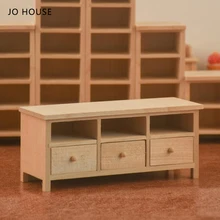 

JO HOUSE TV Storage Cabinet 1:12 Dollhouse Minatures Model Dollhouse Accessories