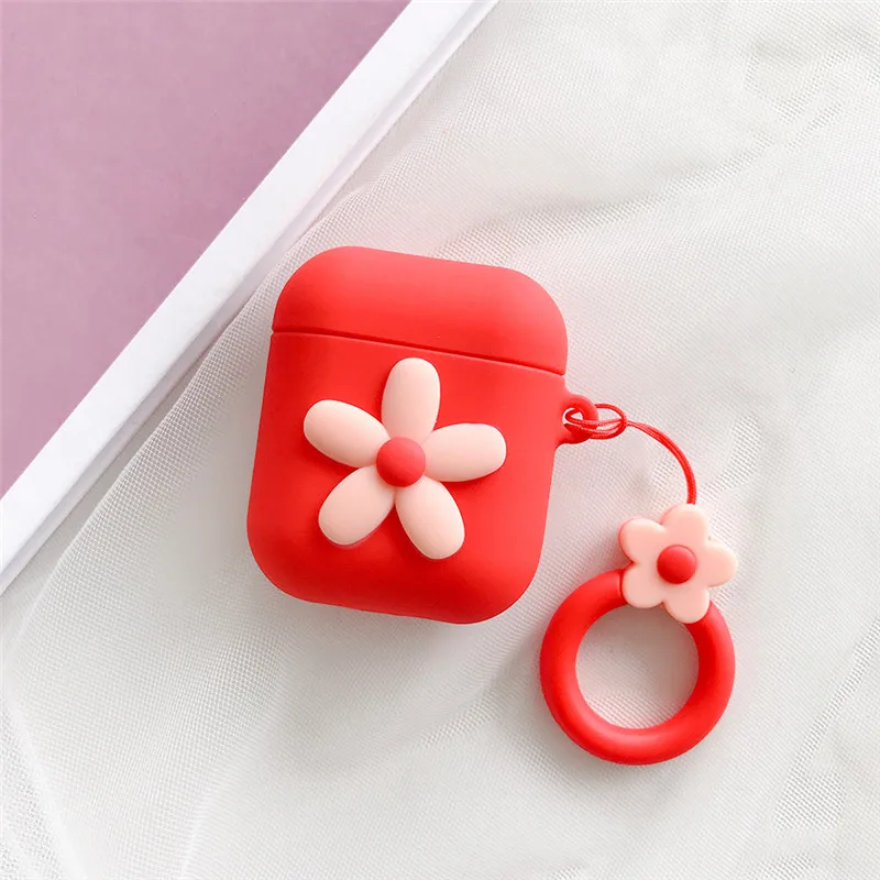 Милый багажный Bluetooth беспроводной кожухи головных телефонов для AirPods защитный чехол мультяшный наушник чехол для Apple Airpods зарядная коробка - Цвет: 16