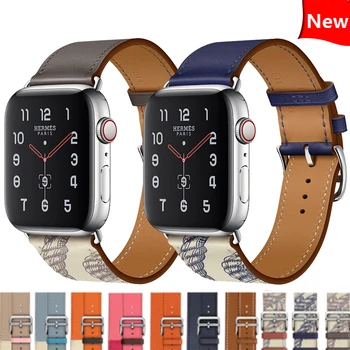 

Leather Strap for Apple watch band 4 42mm 38mm Single tour bracelet wrist watchband Iwatch series 5/4/3/2/1 44mm 40mmAccessories