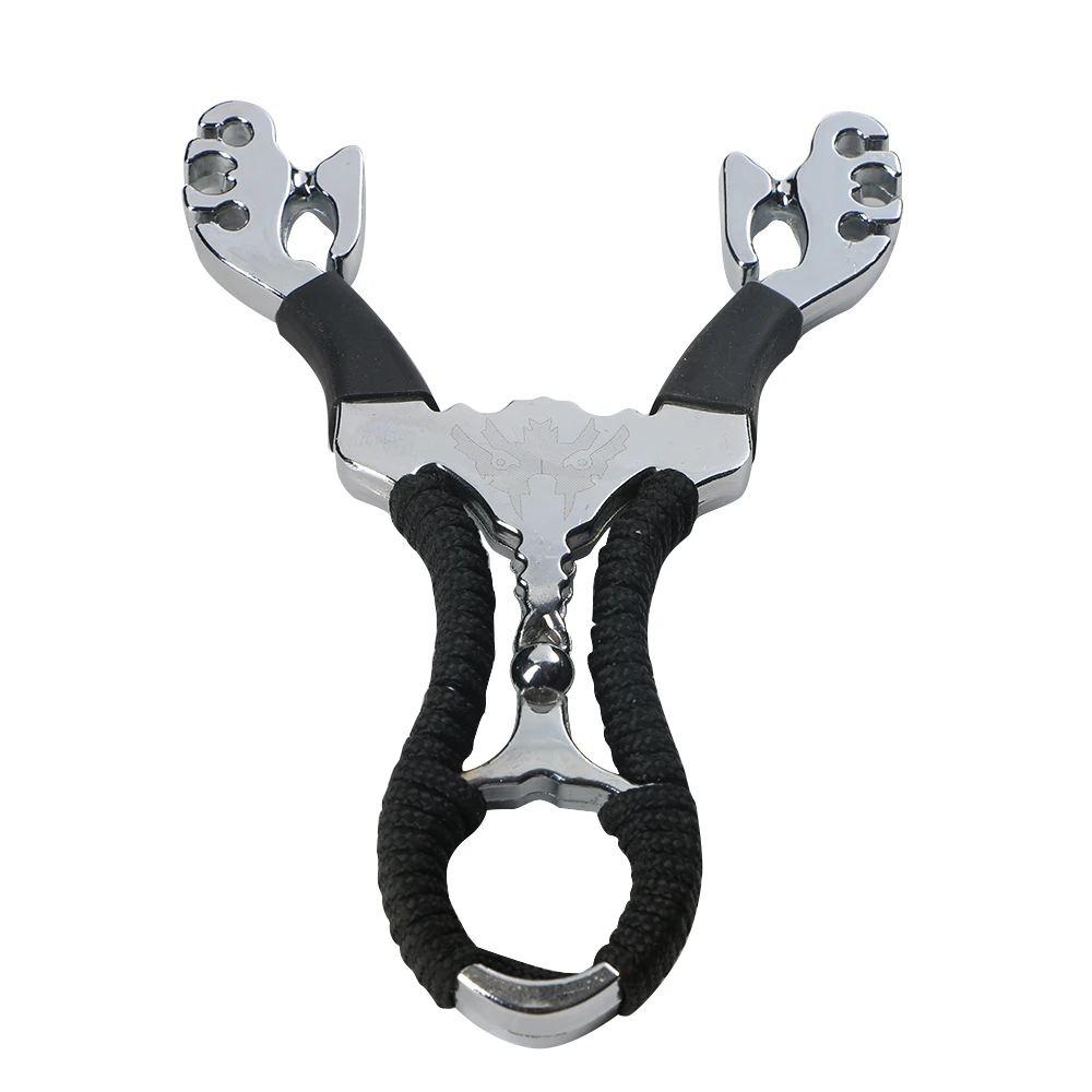 Stainless Steel Rubber Band Slingshot for Laser-Accurate Hunting and Outdoor Shooting Practice Description Image.This Product Can Be Found With The Tag Names Slingshot, Sports Entertainment