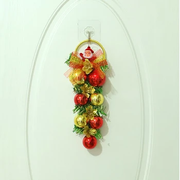

Glitter ball Christmas Pendant Pine needle Window Supply Holiday Crepe