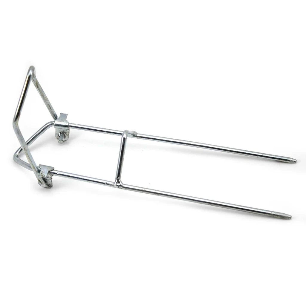 2x Folding Metal Fishing Rod Pole Stand Bracket Holder Rest Rack Adjustable Angle