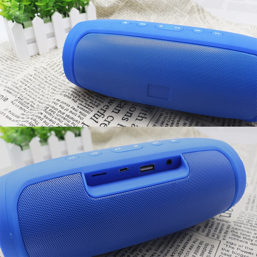 Bluetooth колонки Беспроводной Открытый USB/TF/FM радио/AUX Стерео Бас громкоговоритель