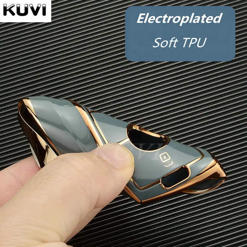 Key case key case cover car key shell Plating TPU Car Key Cover Case Shell Protective Bag For Mercedes Benz A C E S G GLS Class W177 W205 W213 W222 G63 X167 Maybach