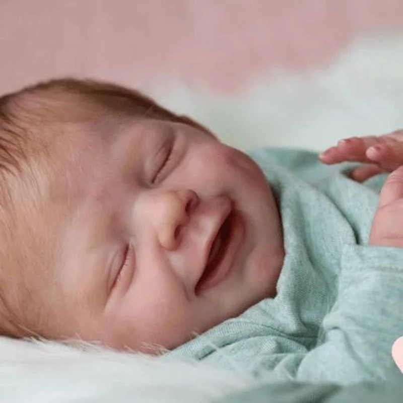 17 дюймов реалистичные reborn baby doll девушка сопровождать играть девочка игрушка