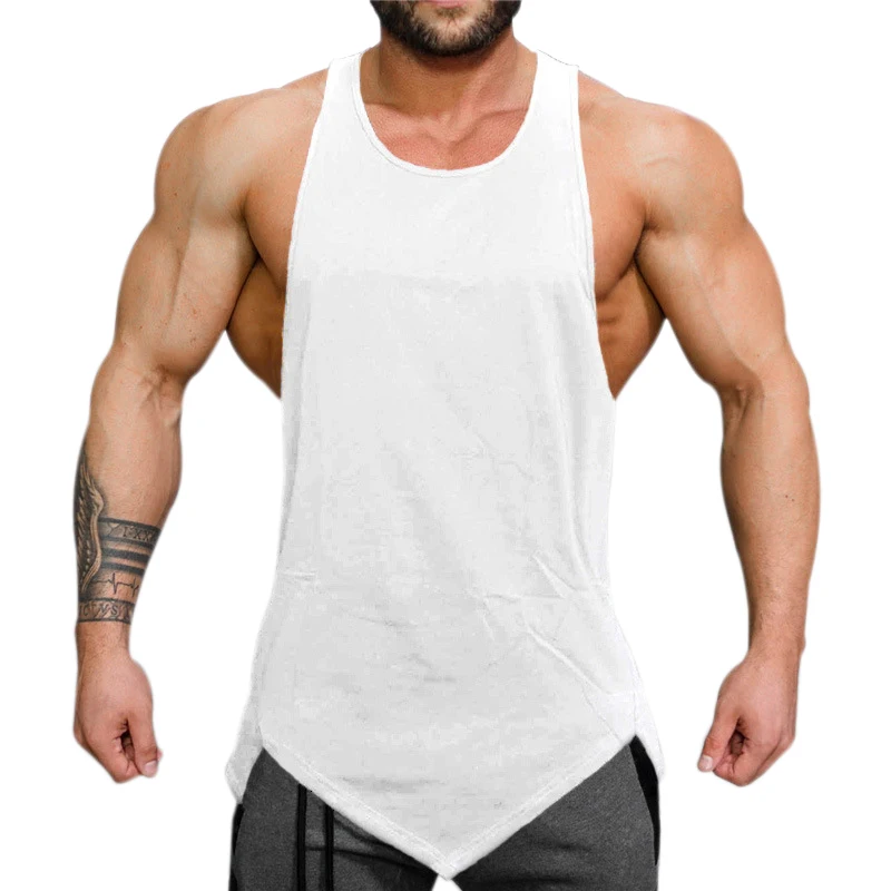 Бренд Muscleguys, одежда для фитнеса, жилет для спортзала, мужская рубашка для бодибилдинга, жилет, свободный однотонный жилет, рубашка без рукавов