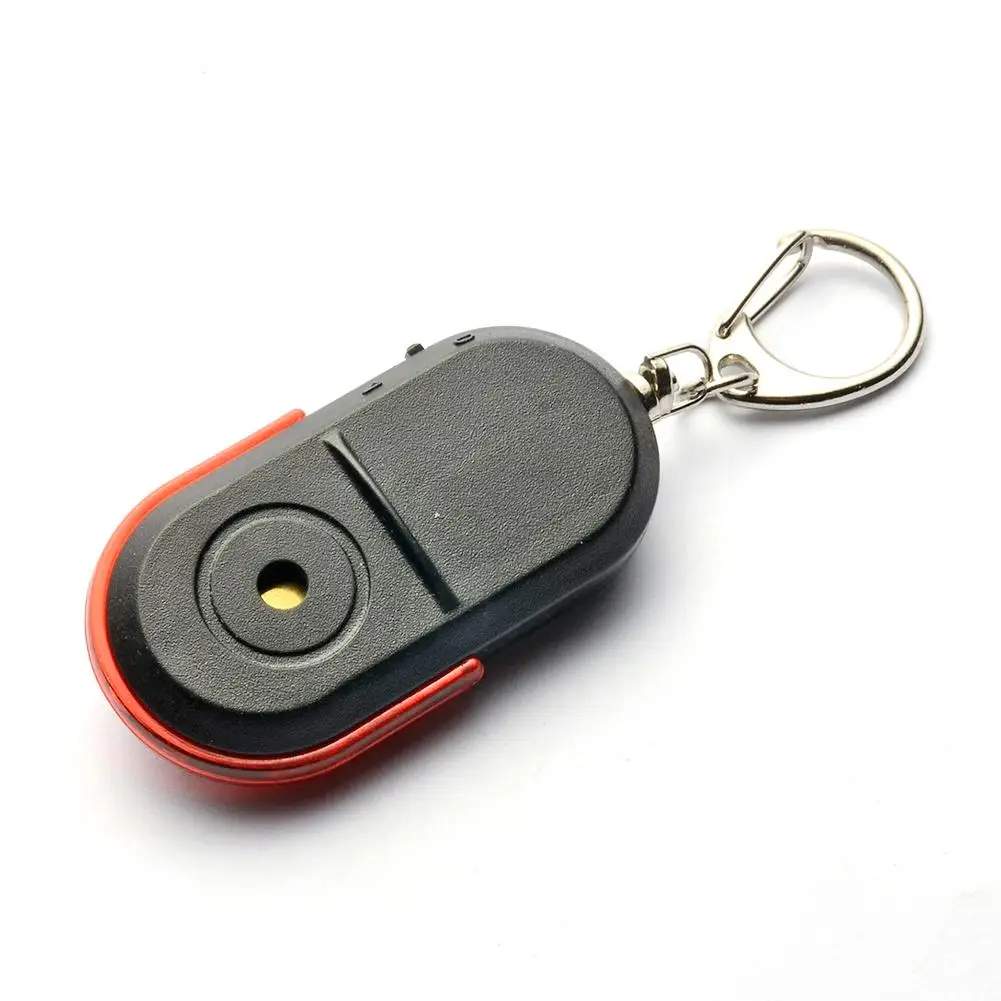 Искатель ключей анти-потеря фонарик брелок беспроводной ключ Искатель Сигнализации локатор со звуком для телефона аксессуары - Цвет: Red