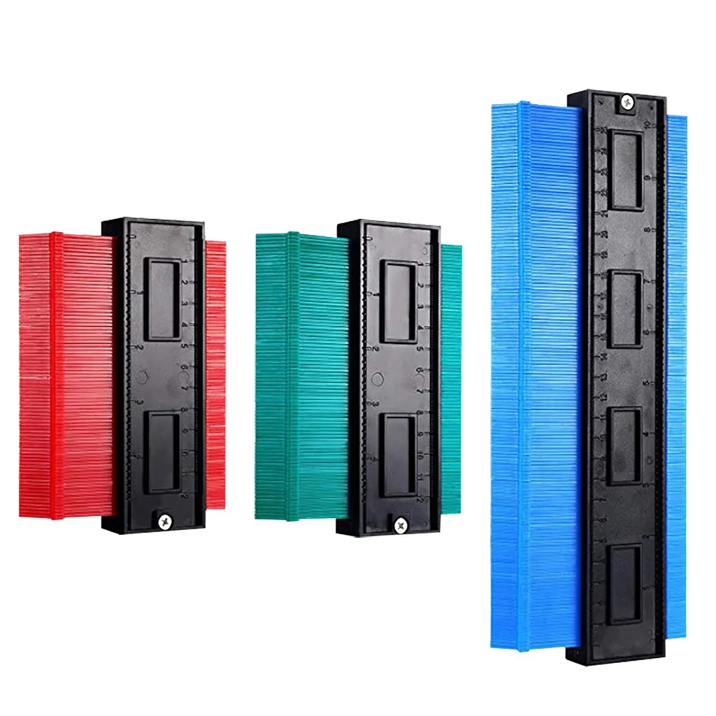 

38# Convenient And Versatile Home3 Pcs Contour Gauge Duplicator Contour Gauge Profile Multi-functional Shaping Measure Ruler