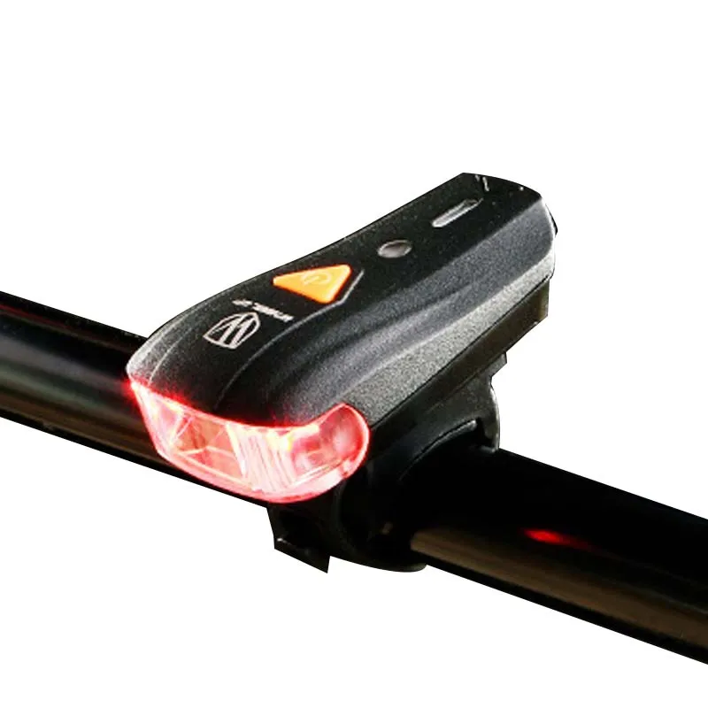 Discount Wheel Up Bicycle Light USB Rechargeable 4 Mode Bike Front Light Lamp Bicycle Headlight Safety Warning Cycling Portable Light  JC 3