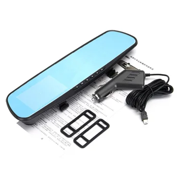 

20pcs HD dual lens driving recorder 4.0 inch 1080P Dual Camera Car Dvr Camera Rearview Mirror Dash Cam