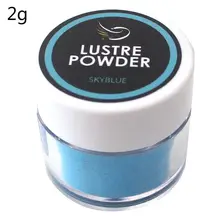 2 г синий блестящий порошок запеченные съедобные пигменты для украшения пищевого торта бисквита торта DIY пигмент