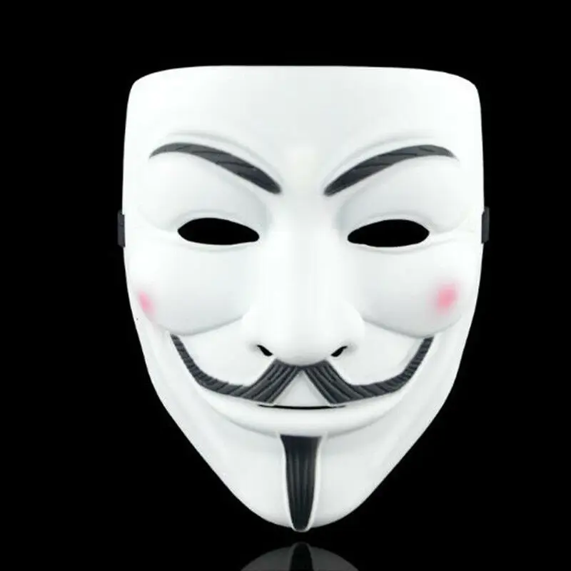 1 шт. 4 стиля Хэллоуин Вечерние Маски V для Вендетта маска Anonymous Guy Fawkes необычный аксессуар для костюма для взрослых косплей маски для вечеринки, B