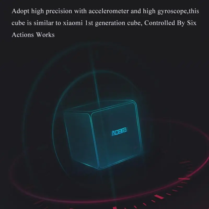 Aqara волшебный куб пульт дистанционного управления Zigbee версия управления led на шесть действий устройство волшебный куб работа с Mi Home приложение для умного дома