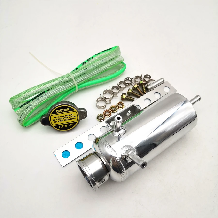 Universal Radiator Coolant Aluminum Catch Tank Bottle Overflow Reservoir 350ml