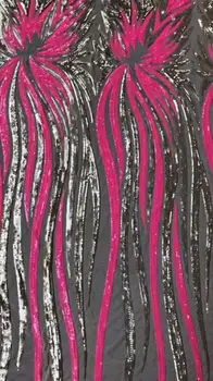 

Cyndi-9.9506 fashionable sequins tulle embroidery french net lace fabric for party dress