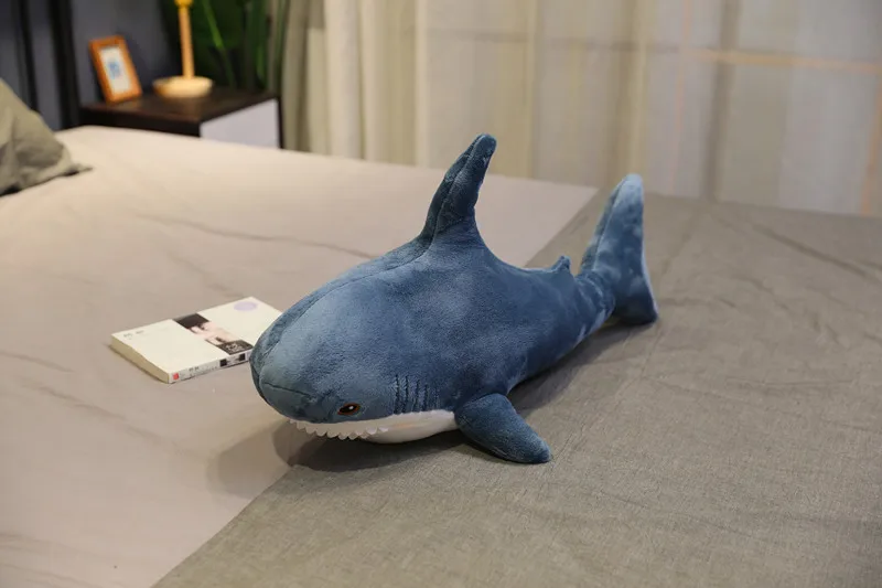 Плюшевая игрушка «Акула» популярная Подушка для сна, дорожная кукла-компаньон, подарок Акула, милая плюшевая подушка-рыба, игрушки для детей