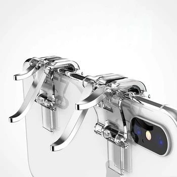 

Mobile Game Controller for PUBG Gamepad Trigger Aim Button L1R1 L2 R2 Joystick for iPhone Android Game Pad Accesorios