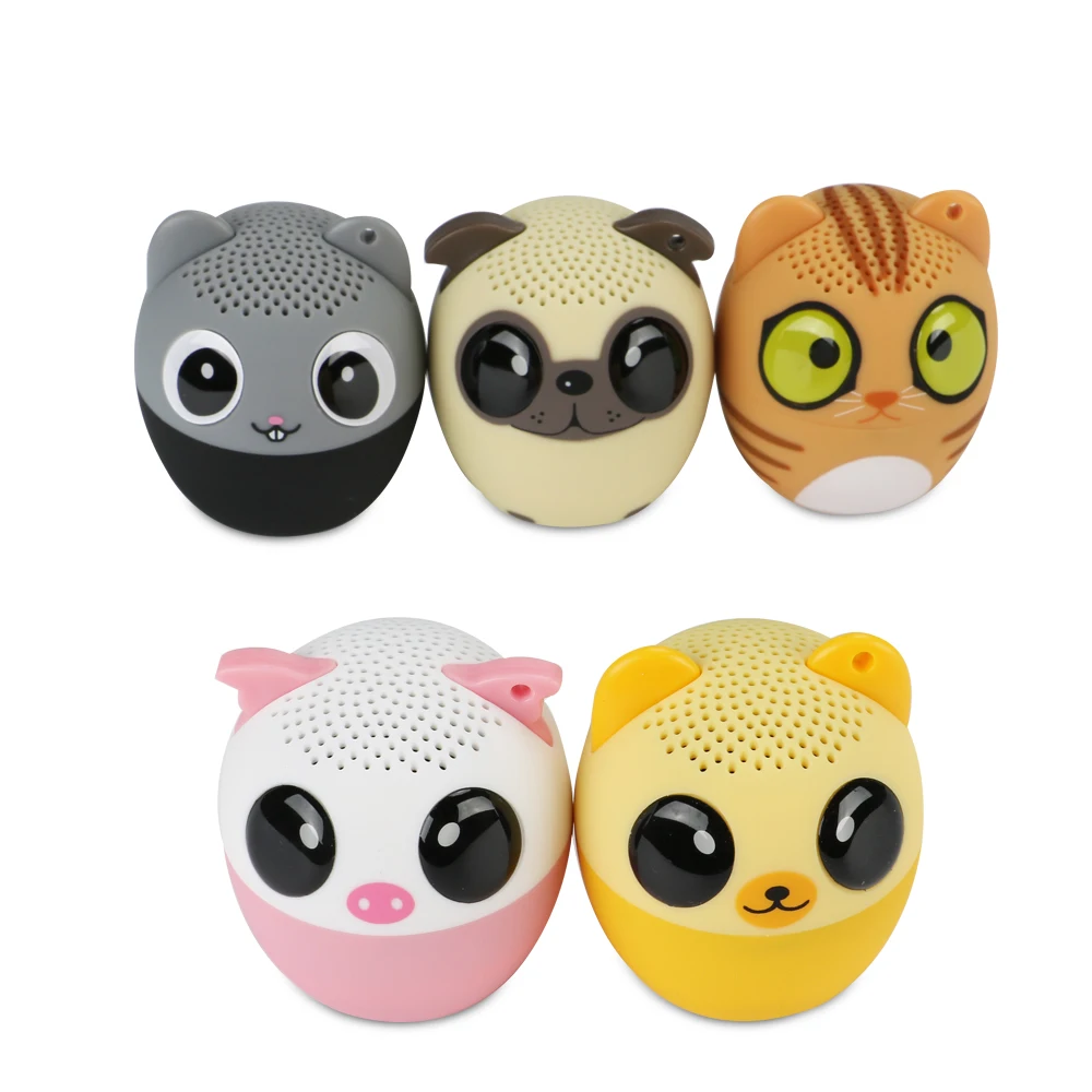 Mini altavoz Animal Bluetooth inalámbrico portátil altavoces regalo de sonido al aire libre Stereo Subwoofer reproductor de música para iPhone teléfonos