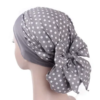 

Women Hat Ladies Cotton Breathe Retro Turban Hat Elastic Cloth Head Cap Hat Ladies Hair Accessories Muslim Scarf Cap #T1P