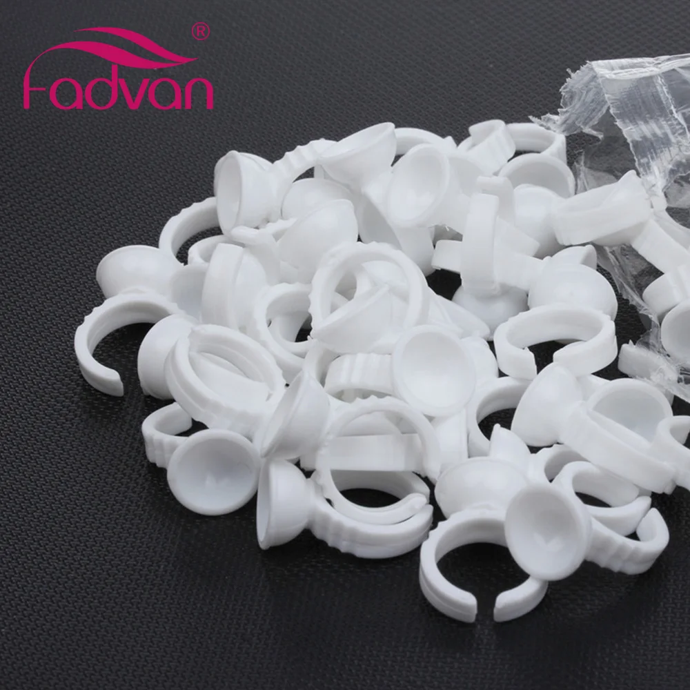 Искусственная кожа и аксессуары 200 шт. клейкое кольцо инструмент для наращивания