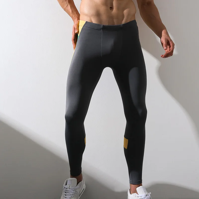 Men Thermal Underwear Winter Warm Men Long Printed Underwear Warm Leggings Men's Thermal Pants Polyester Blends