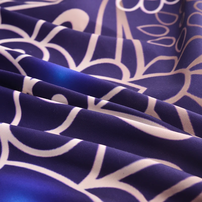 Роскошное постельное белье из 3D Цветочный принт Постельное белье постельный комплект King пододеяльник набор Стёганое одеяло крышка queen Размеры одеяло наборы для ухода за кожей