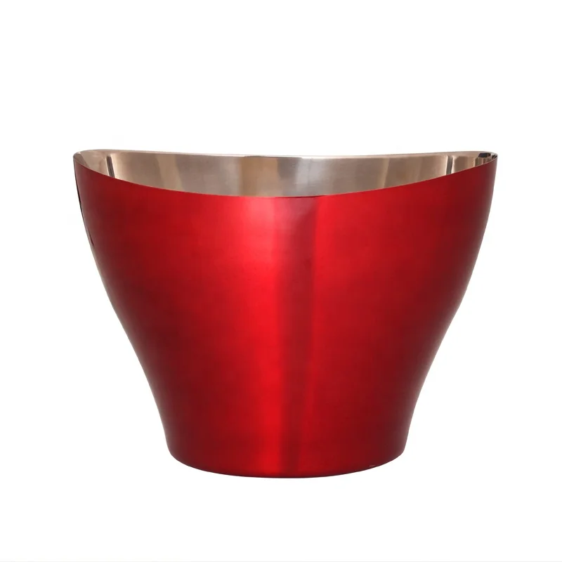 Branded Beer 5L Stainless Steel Wine Cooler Metal alcohol ice bucket