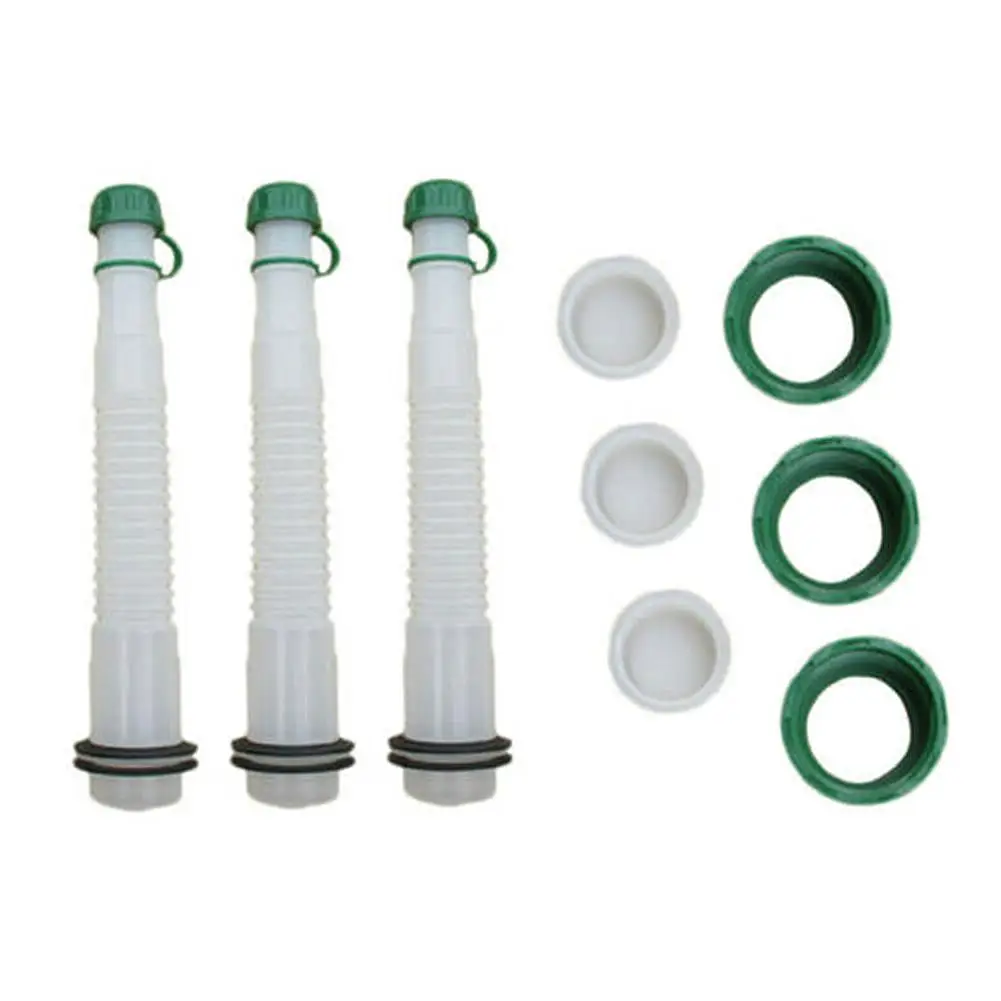 

1set Replacement Gas Can Spout Parts Stopper and Vent Cap Gasket Fuel Container