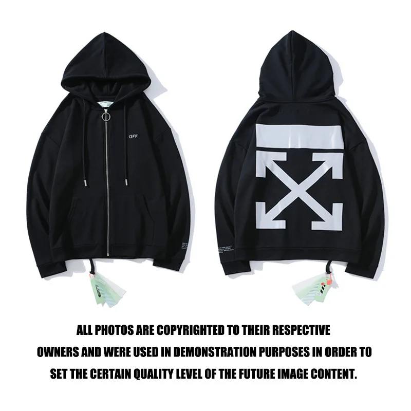 Светоотражающая Толстовка Off-White Arrow