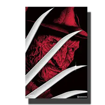 

L407 Freddy Krueger Horror Movie poster fabric art painting 14x21 24x36 print Decoration Room wall Picture