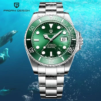 

PAGANI DESIGN Fashion Simple Mechanical Men Watch Brand Luxury Military Waterproof Steel Business Wristwatch Relogio Masculino