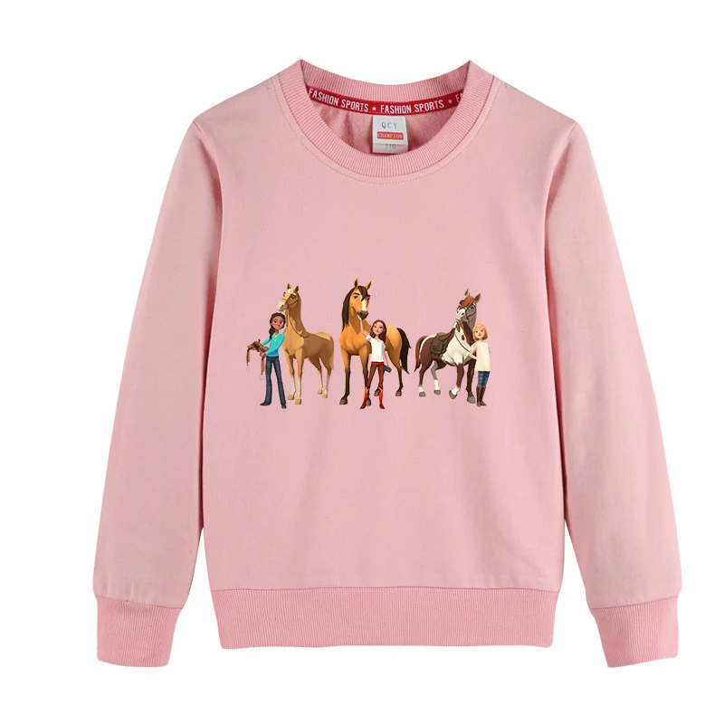 Толстовки для маленьких девочек на весну-осень 2021 детские толстовки Lucky &amp Mustang