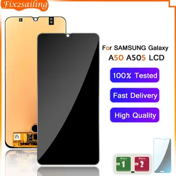 

LCD Display For Samsung Galaxy A50 A505 Touch Screen Digitizer For Samsung A50 A505F/DS A505F A505FD A505A LCD Replacement Parts