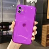 Neon Fluorescent Solid Color Phone Case For iPhone 11 Pro Max XR X XS Max 7 8 Plus SE 2022 Case Soft IMD Clear Phone Back Cover ► Photo 2/6