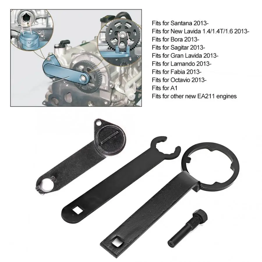 Инструмент для ремонта автомобиля профессиональный 1,4/1,4 T/1,6 набор инструментов для зубчатого ремня двигателя набор подходит для Сантаны инструменты для автомобиля