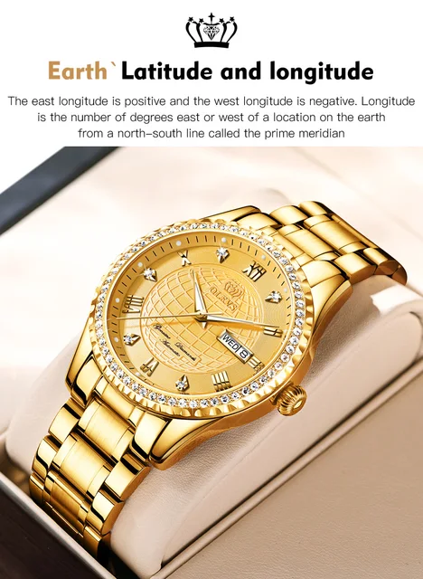 メンズ機械式時計,ゴールドカラーの自動巻き時計,ダイヤモンド 