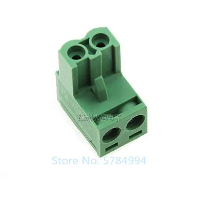 Fêmea Plug Passo 5.08 mm Conector Plug-in Pcb Terminal 2pin 100 Peças 2edgk5.082p Kf2edg