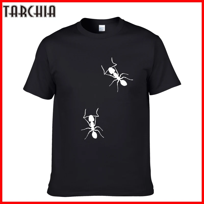 TARCHIA 2021 новый топ Стиль Весна Ant принт мужские футболки модные повседневные из