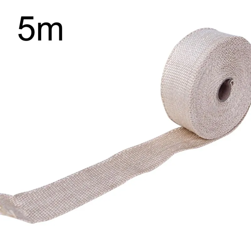 Горячая 5 м выхлопная лента Тепловая термозащитная обертка защитная огнеупорная