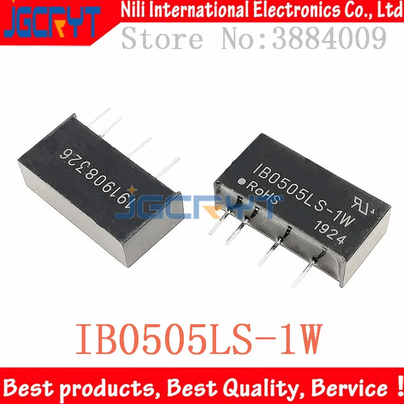 1 unids/lote IB0505LS-1W IB0505S-1W SIP Regulated power supply module 5v to Dc-dc isolation | Электроника